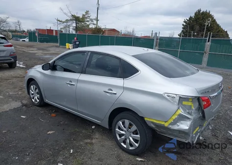 2016 Nissan Sentra Fe+ S/S/Sl/Sr/Sv z USA, uszkodzony, nr VIN 3N1AB7AP1GL666559